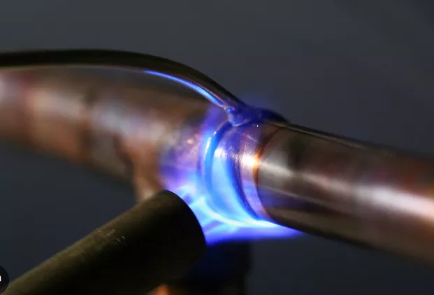 Image showing the soldering process