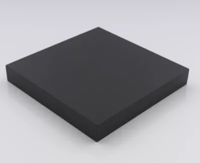Black acetal sheet