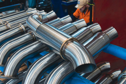 Surface rust protected 304 exhaust systems