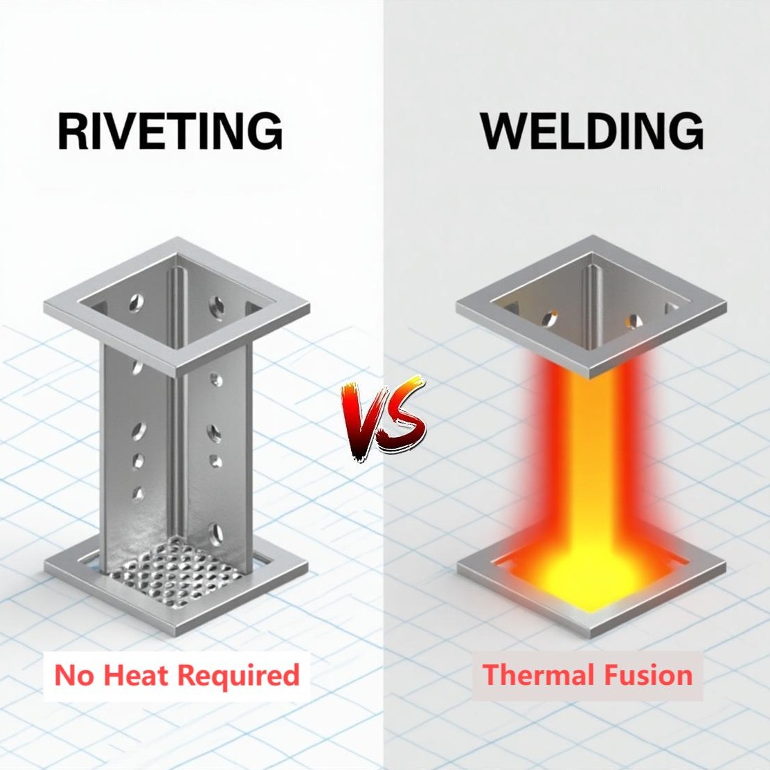 Riveting vs Welding: Join Sheet Metal Parts