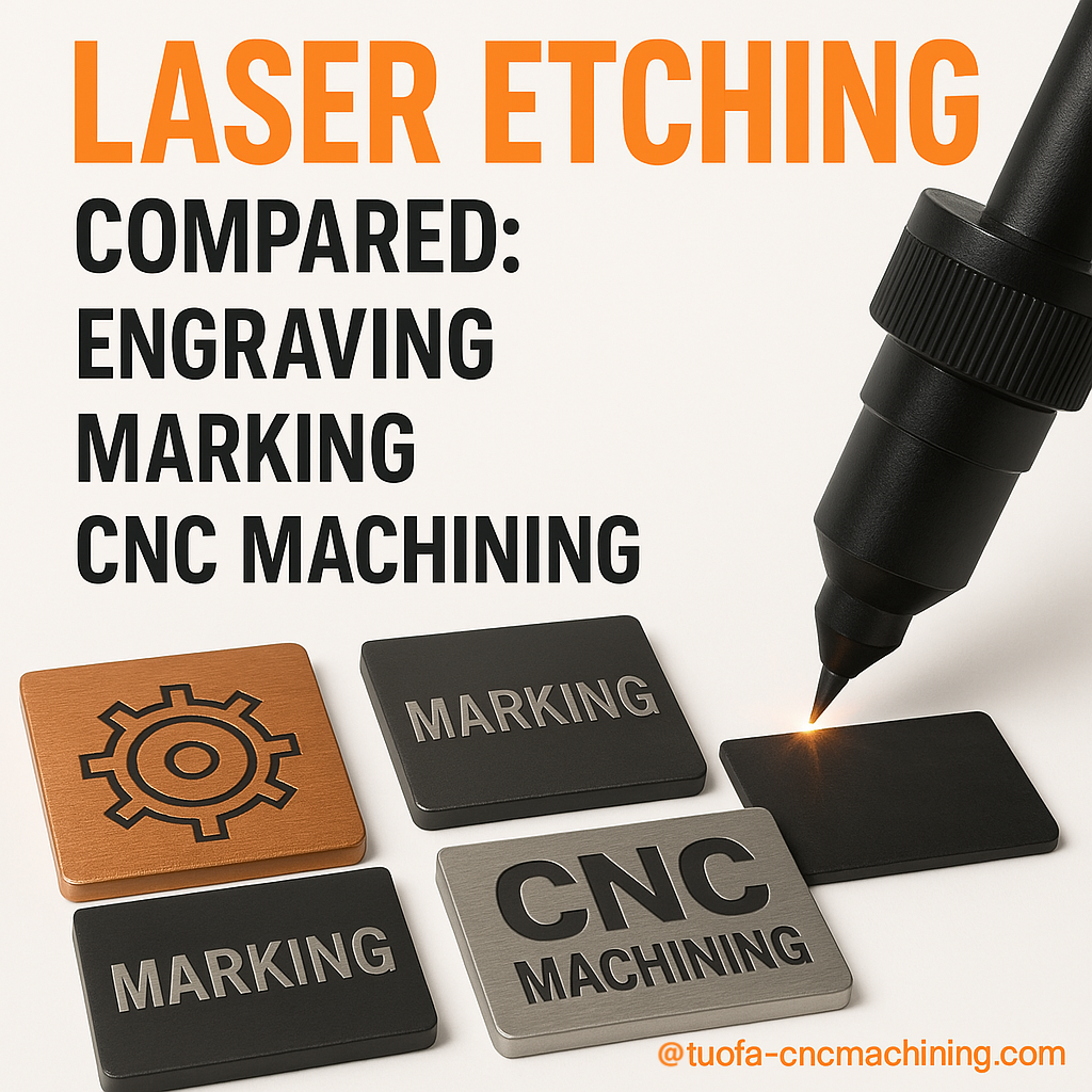 Laser Etching Compared: Engraving, Marking, CNC Machining