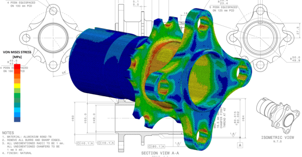 FEM oo loo adeegsaday Injineerinka Farsamada