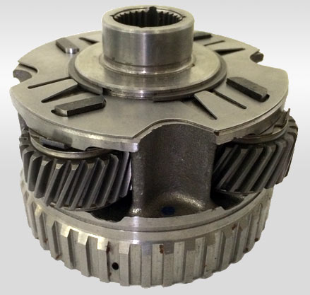 Planet gears used in a powertrain application