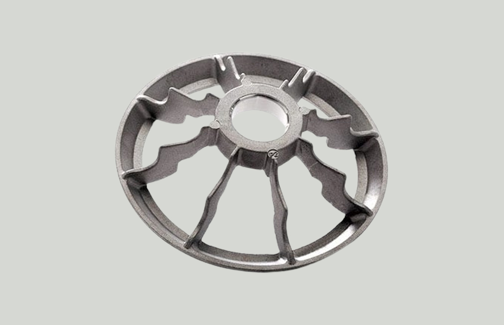 Gegoten motorventilator