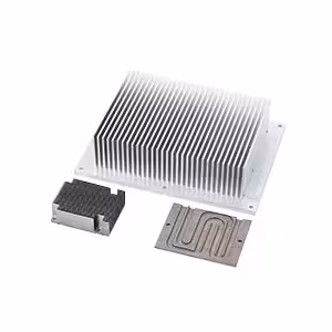 Aluminum heat sink thermal module parts CNC machined