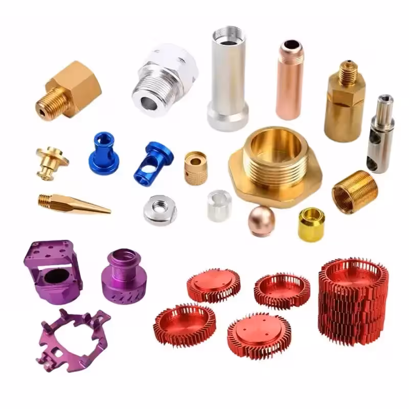 High-precision machined metal parts for several industries