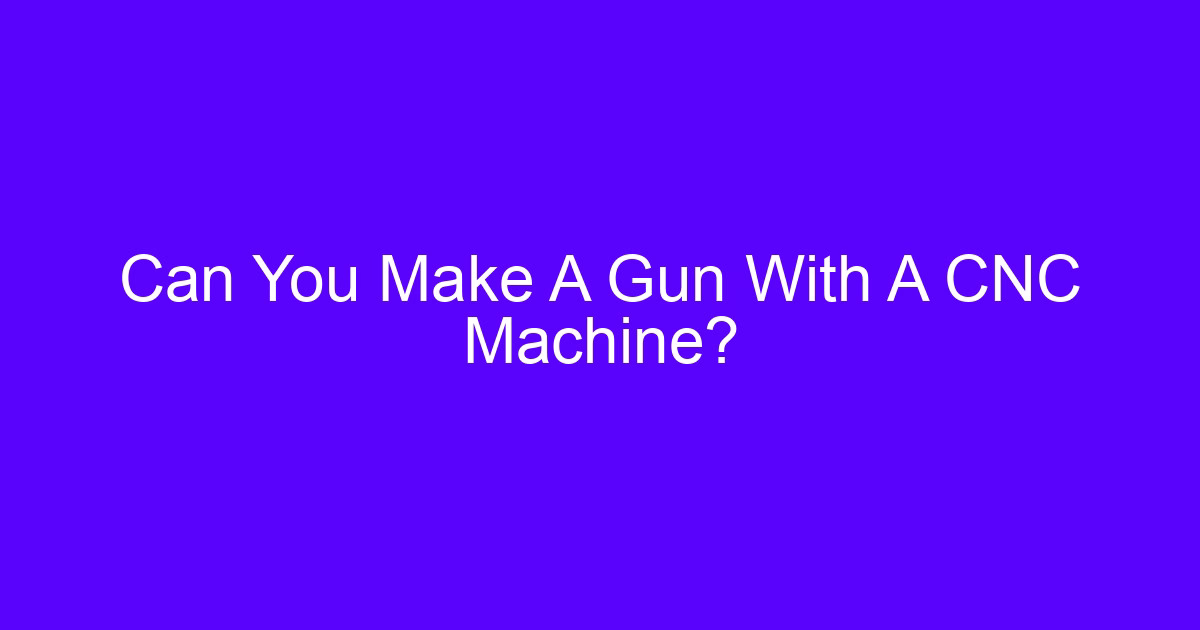 CNC machining gun components on a machining center