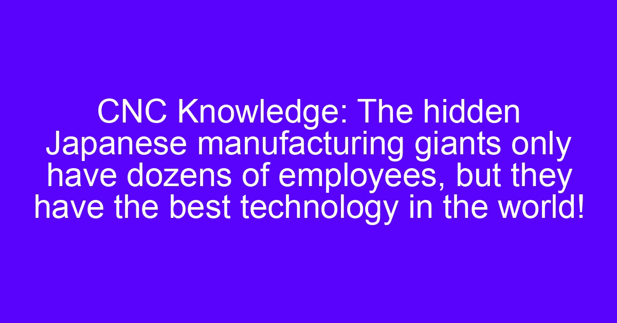 Japanese machining centers used for high-precision CNC production