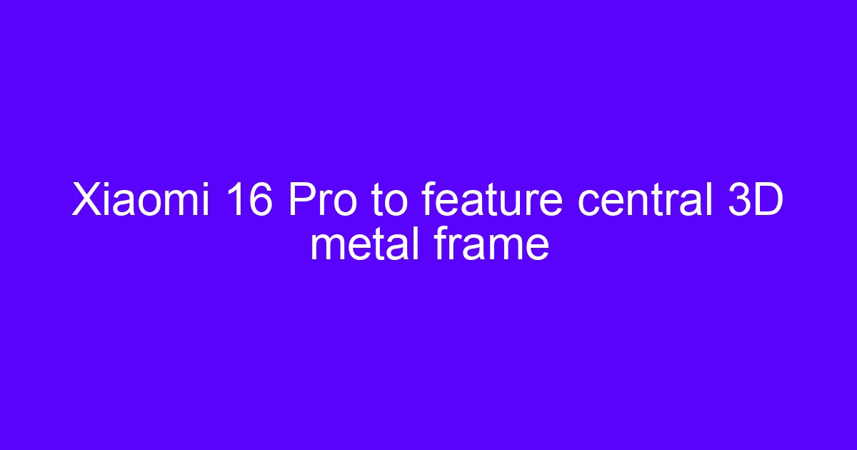 CNC processing telephone frame with central 3D metal frame
