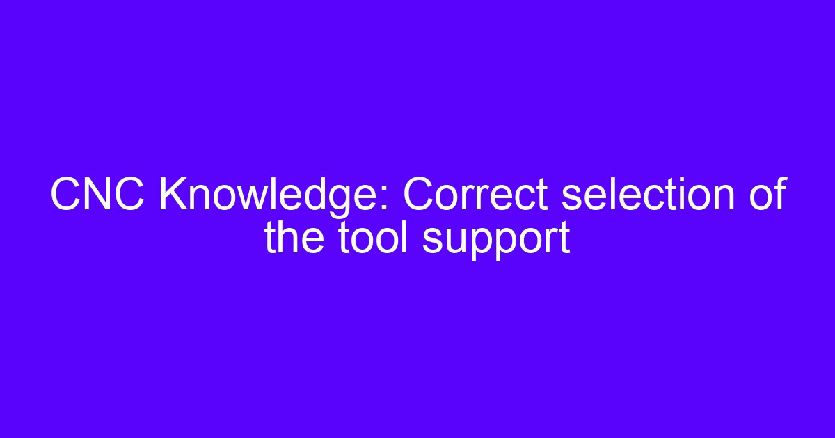 Correct tool support for cycloid grinding compared by holder type