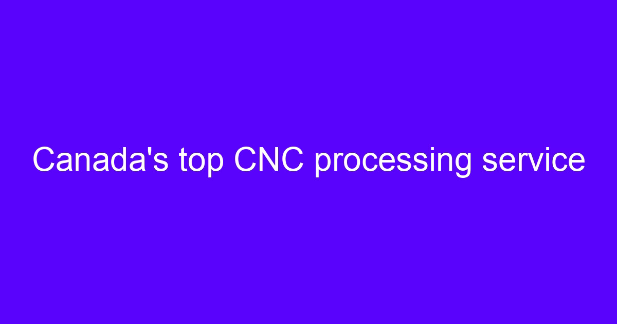 CNC machining in Canada: a 5-axis machining center cutting a metal part