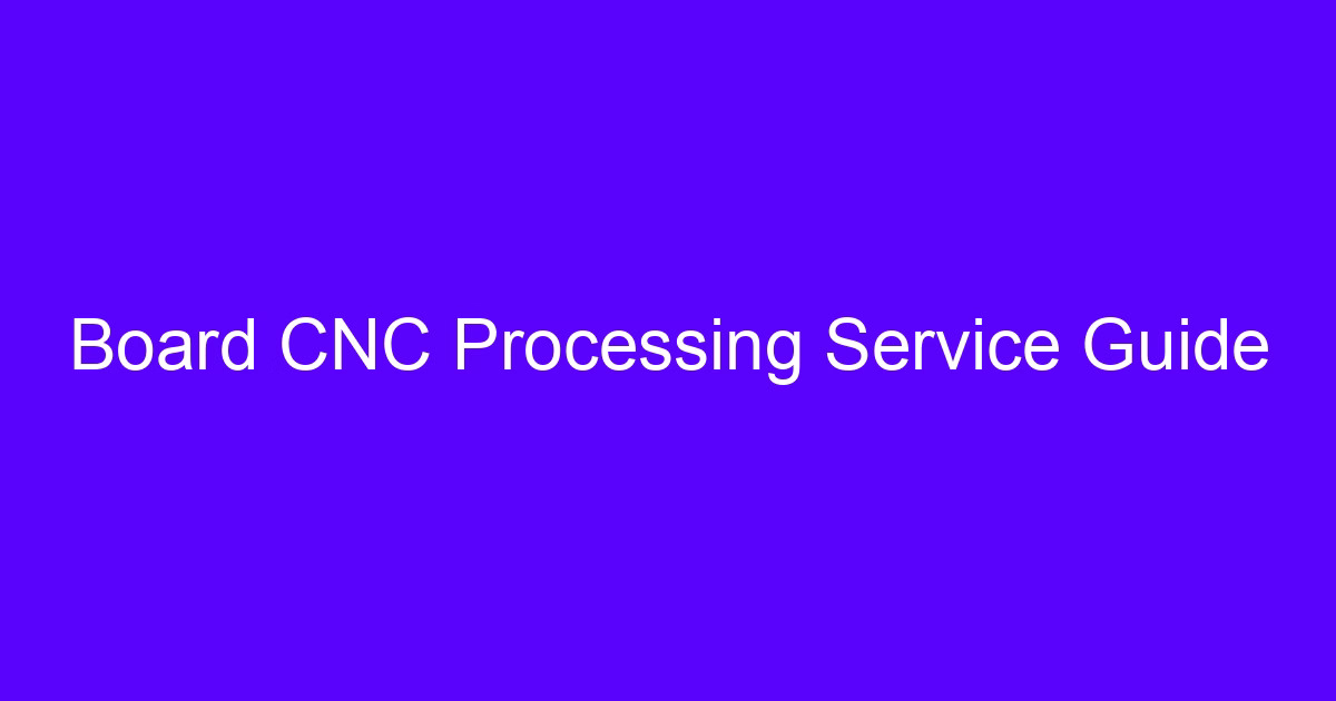 CNC epoxy tool board machining setup on a board processing service
