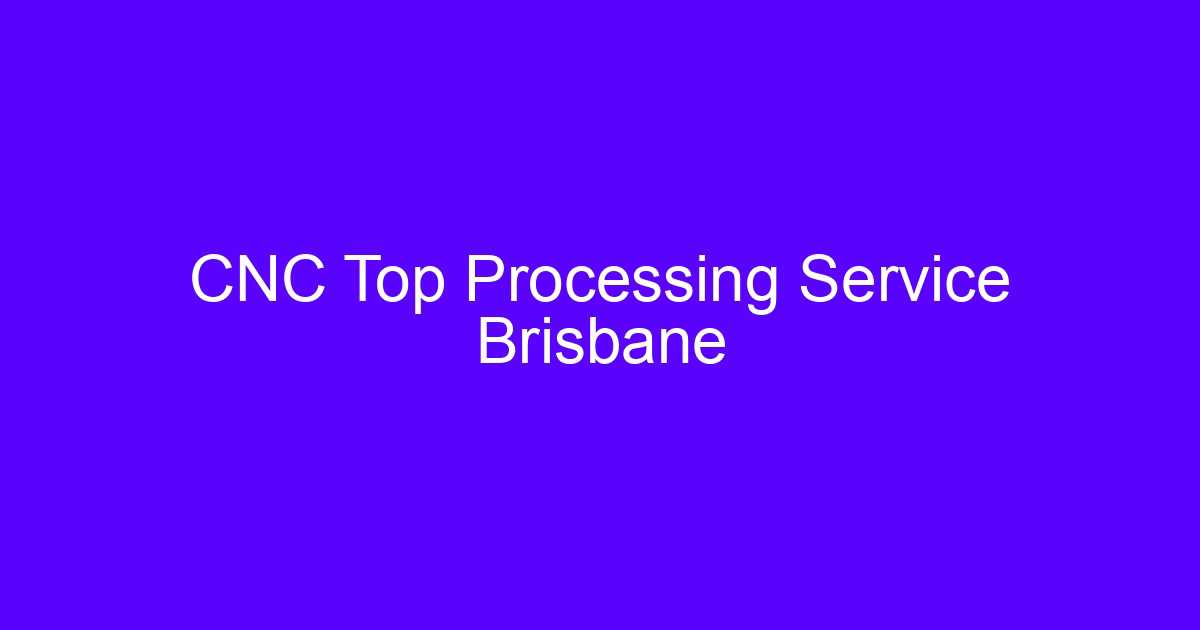CNC Brisbane services partner machining a metal part