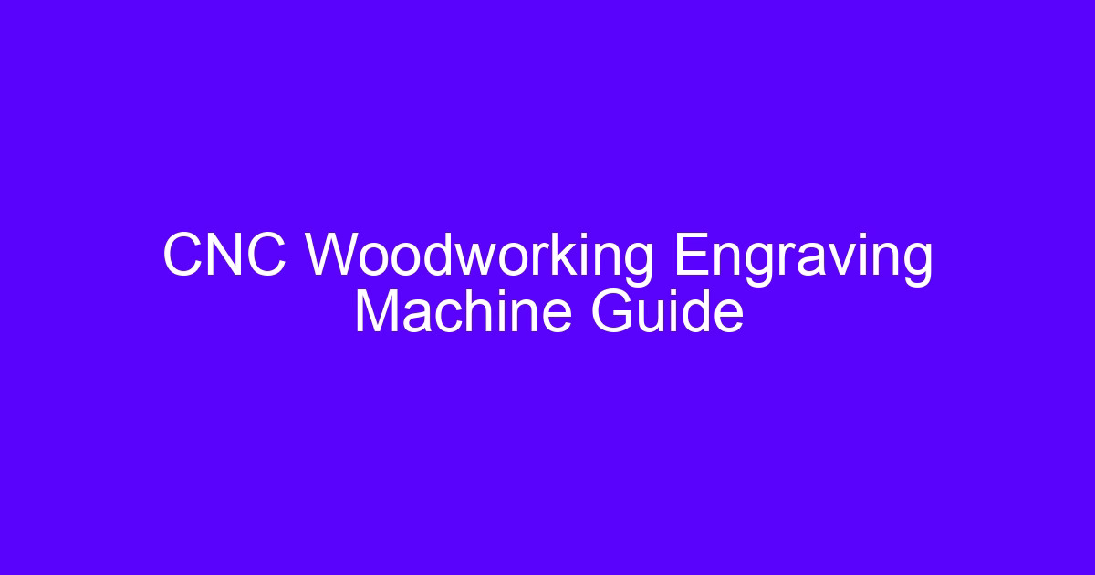 CNC woodworking for beginners on a router engraving machine