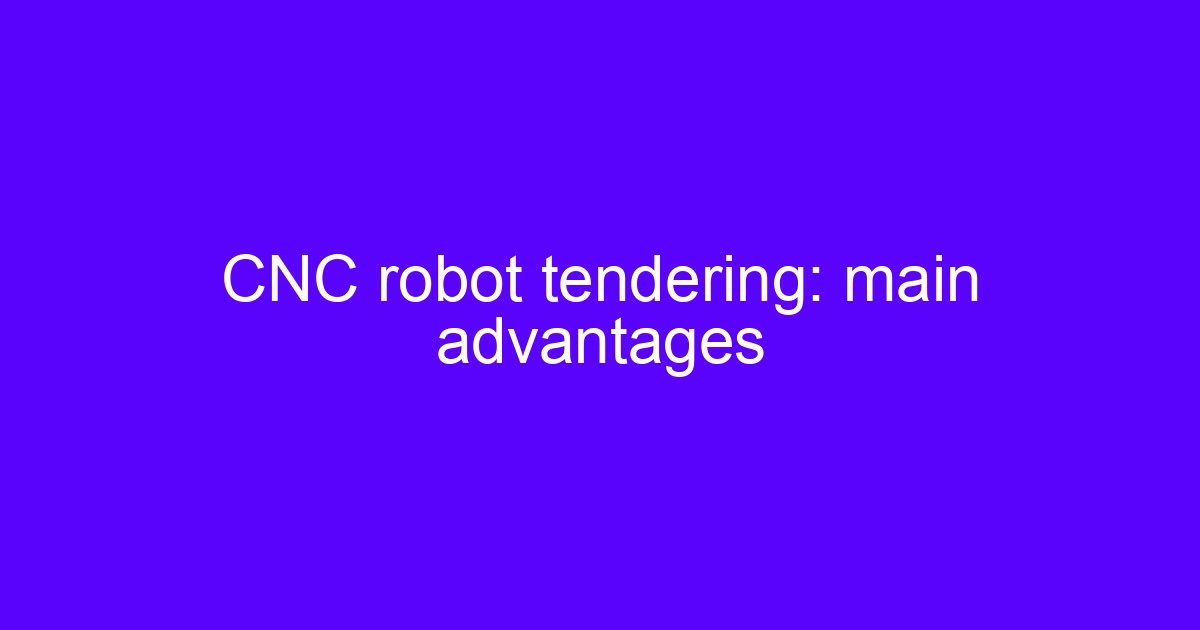 Composed machine-tools with robotic tending in a CNC cell