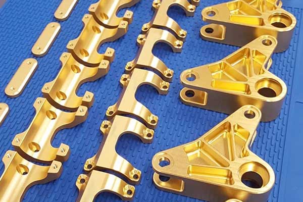 Gold Metal Automotive Cnc Parts Gold Metal Automotive CNC Parts