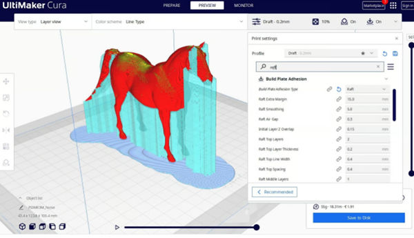 3D printed rafts when should you use them