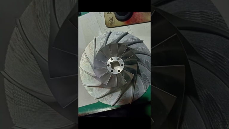 5 axis machining of aerospace impellers