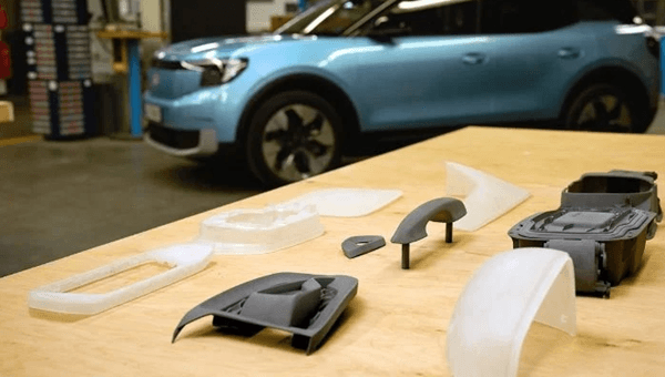 How can 3D printing be used in electric vehicles?