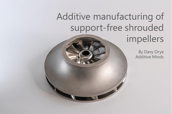 supportless metal 3d printing enables supportless printing of closed wheels