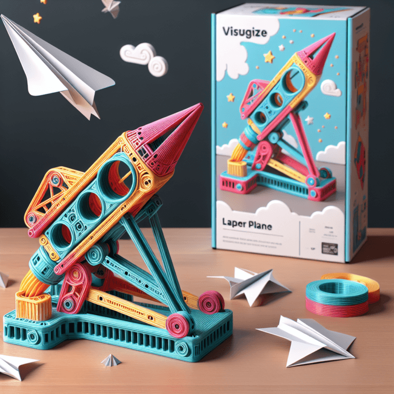 3d printed paper plane launcher toy