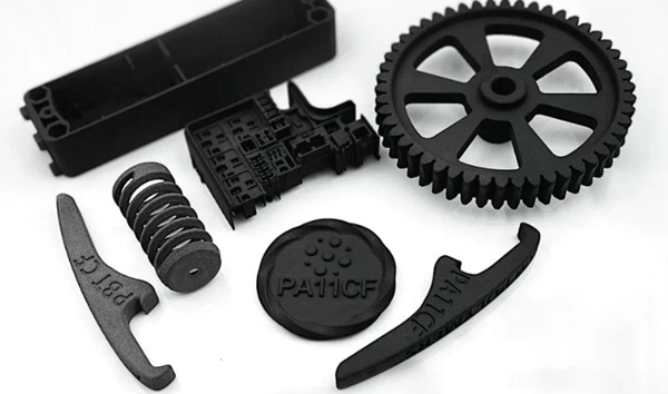 3D printing of high performance composite materials and flame retardant materials will