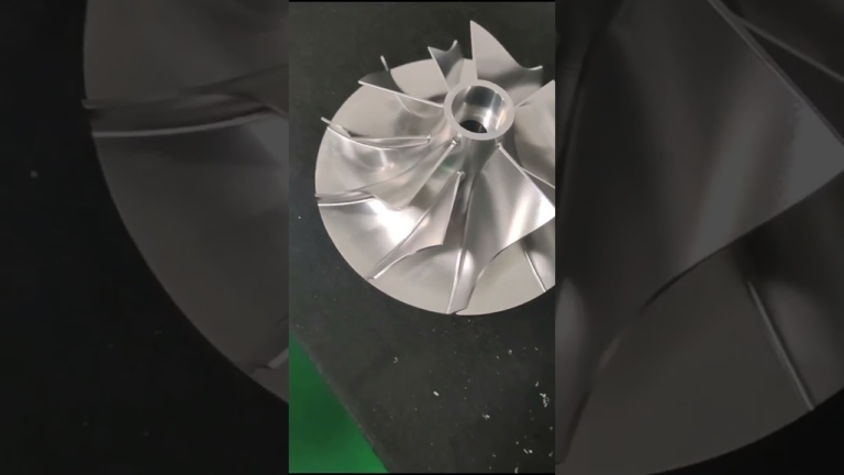 5 axis cnc machining for impellers #cnc #cncmachining