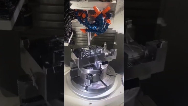 5 axis machining mold parts #cnc #cncmachining #5axiscnc #cncmilling