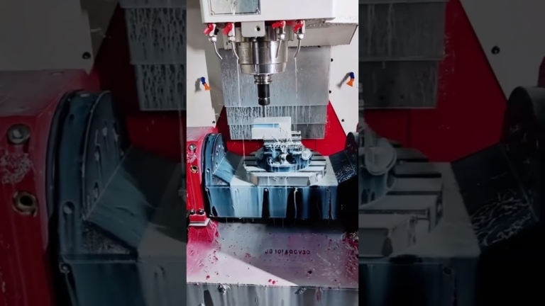 cnc 5 axis machining aluminum parts #cnc #cncmachining #machiningprocess #machine #automobile