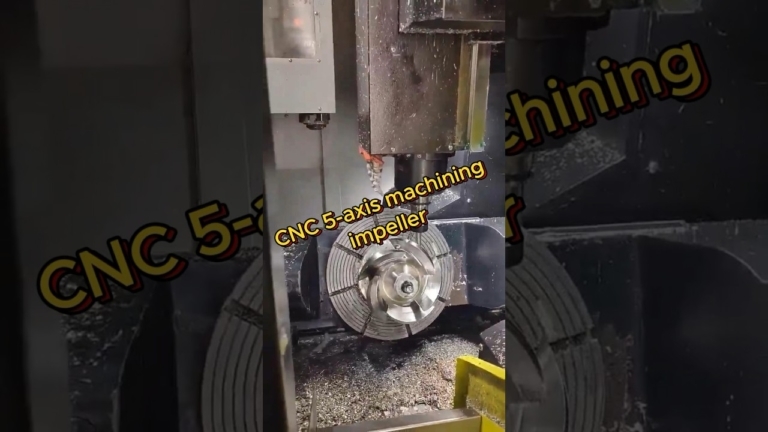 cnc 5 axis machining impeller #cnc #cncmachining #impeller #cnctechnology