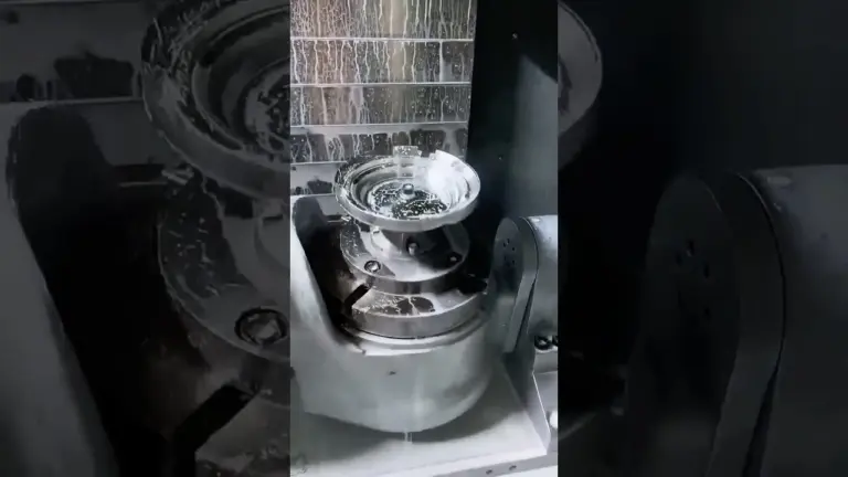cnc 5 axis impeller machining #cnc #cncmachining #cnctechnology
