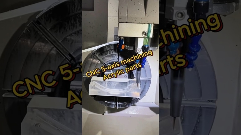 cnc 5 axis machining acrylic parts #cncmachiningparts #cncmachining #cncmillingparts #5axiscnc