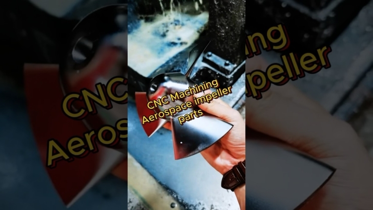 cnc machining aerospace impeller parts #cnc #cncmachining #machiningprocess #5axiscnc