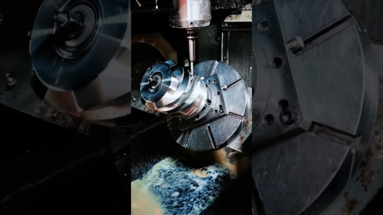 cnc machining impeller parts #cnc #cncmachining #machiningprocess #5axiscnc