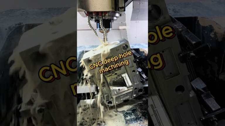 cnc deep hole machining #cncmachiningparts #cncmachining #cncmillingparts #5axiscnc #cnc