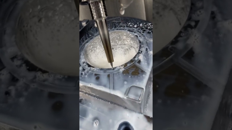 cnc machining 1 r0.5 gong pattern #cncmachiningparts #cncmachining #cnc #5axiscnc