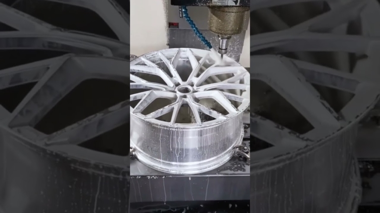 cnc machining automobile wheels #cnc #manufacturingprocess #5axiscnc