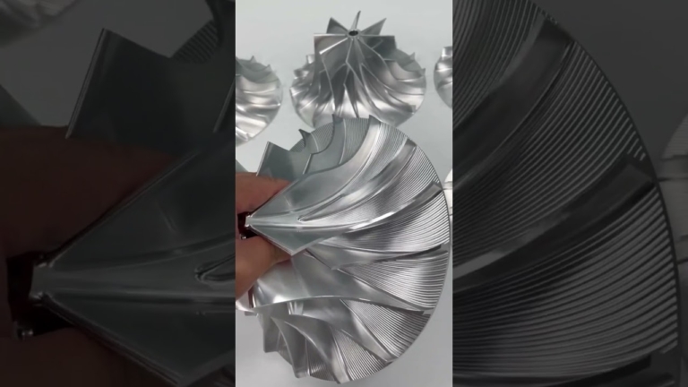 centrifugal fan impeller processing #cncmachiningparts #cncmachining #cnc #5axiscnc