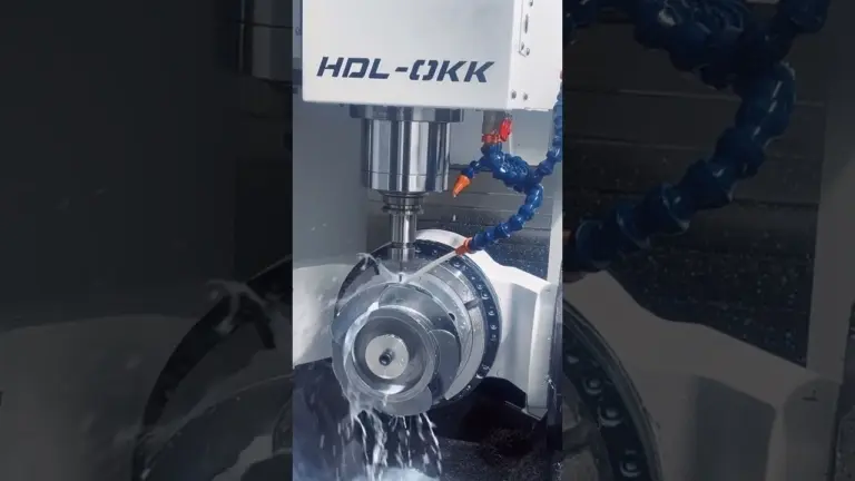 customized alloy impeller machining #cnc #cncmachining #machiningprocess #5axiscnc