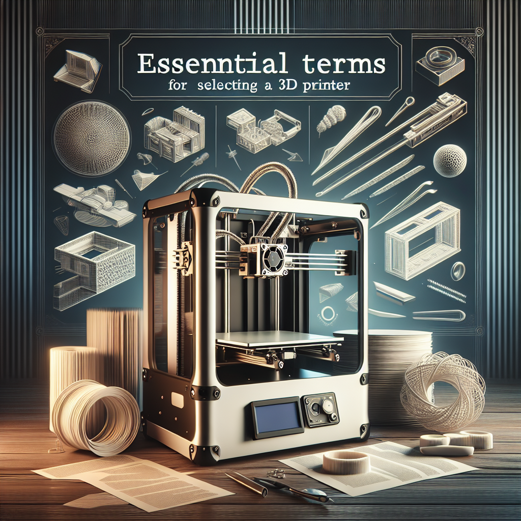 Professional terms to know when choosing a 3D printer