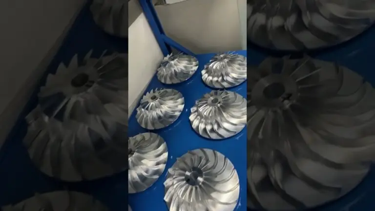 five axis impeller cnc machining products show #cncmachiningparts #cncmachining #machiningprocess