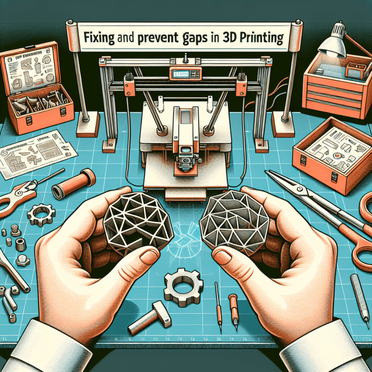fixing and preventing gaps in 3d printing