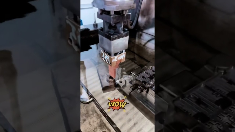 for edm of mold parts, pure water is used. #cncmachining