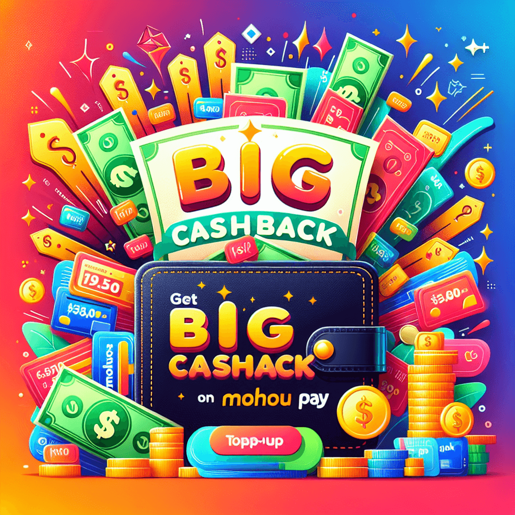 get big cashback on mohou pay subscription top ups!