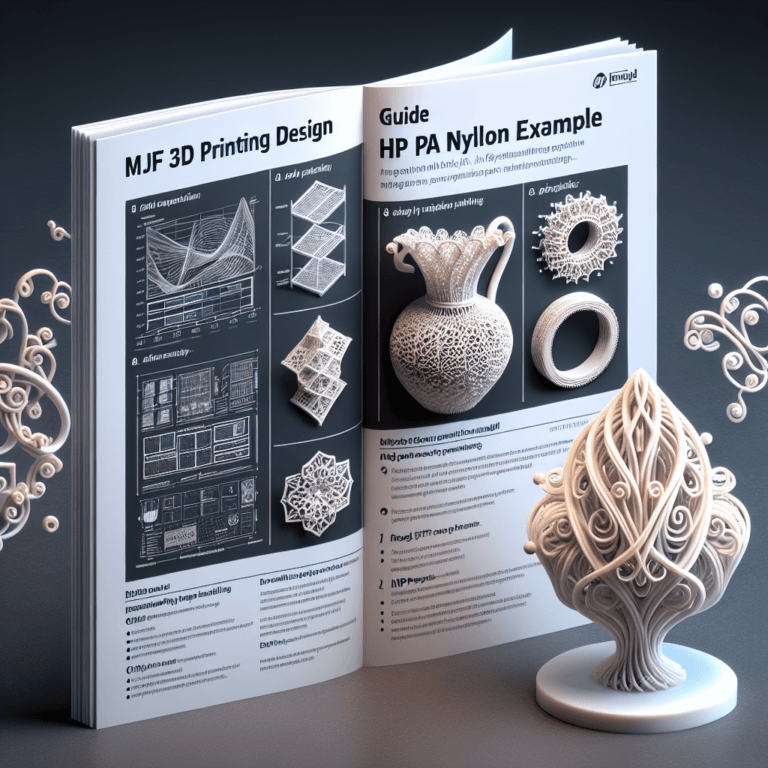 mjf 3d printing design guide: hp pa12 nylon example