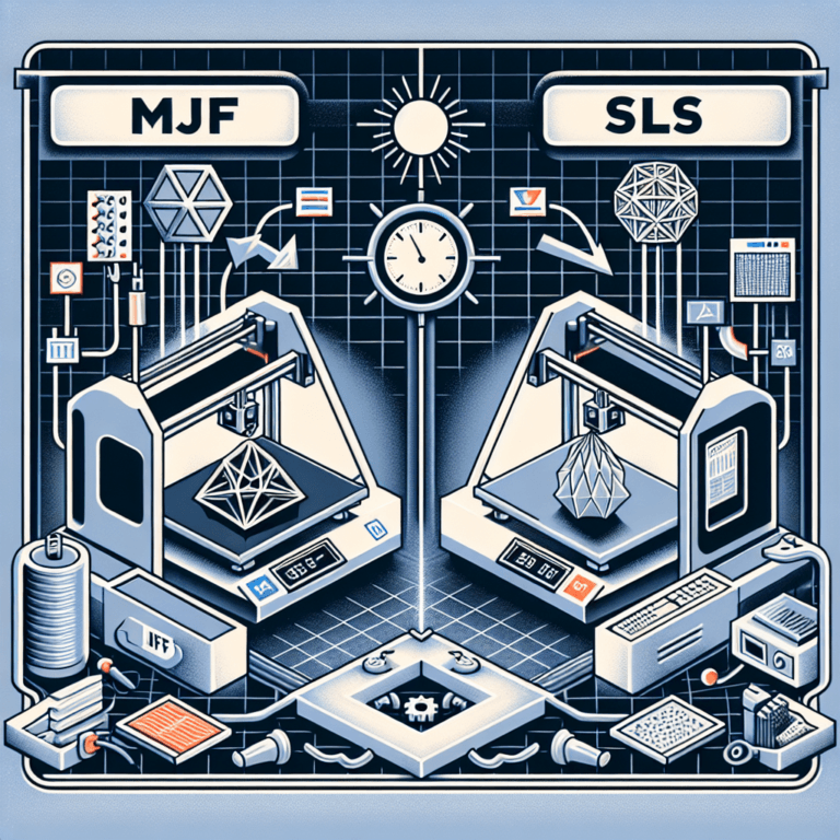 mjf vs sls: strength, speed, and quality in 3d printing