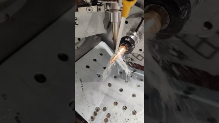 precision machining of brass components #cnc #machiningprocess