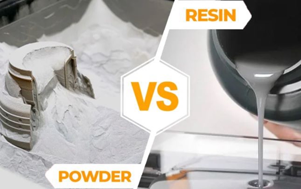 Resin VS Powder Comparison of 3D Printing Materials