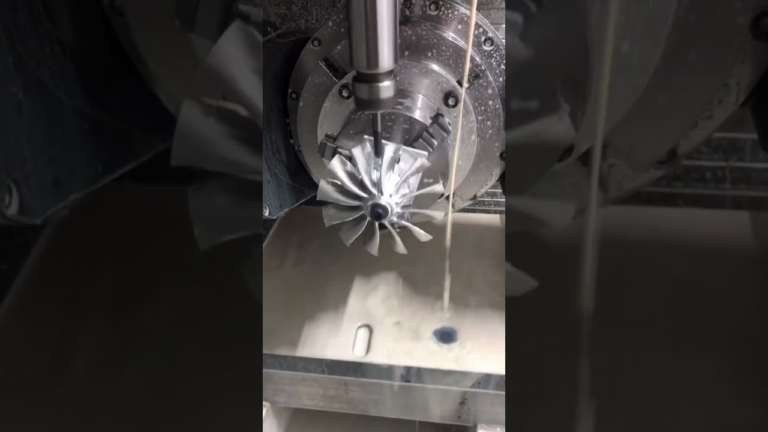 such simple cnc machining completes high precision metal impeller parts#cnc