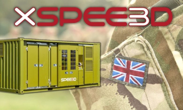 The British Army plans to introduce SPEE3D cold spray 3D